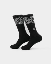 Perfect Pairs PP1 Paisley Sock Black
