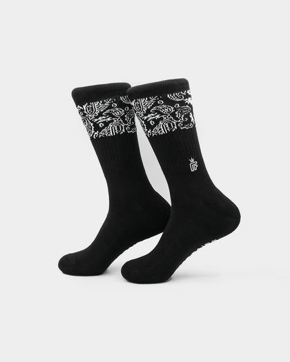 Perfect Pairs PP1 Paisley Sock Black
