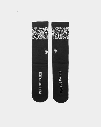 Perfect Pairs PP1 Paisley Sock Black