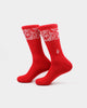 Perfect Pairs  PP1 Paisley Sock Red