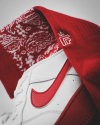 Perfect Pairs  PP1 Paisley Sock Red