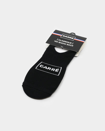 Carré Classique No Show Socks Black