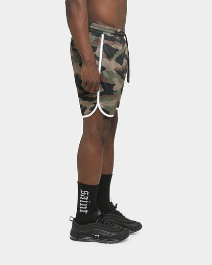 Saint Morta OG Mesh Basketball Shorts Camo