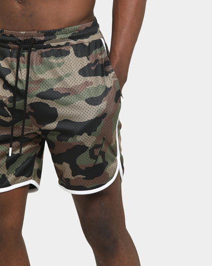 Saint Morta OG Mesh Basketball Shorts Camo