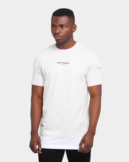 Saint Morta Off Court T-Shirt Light Grey