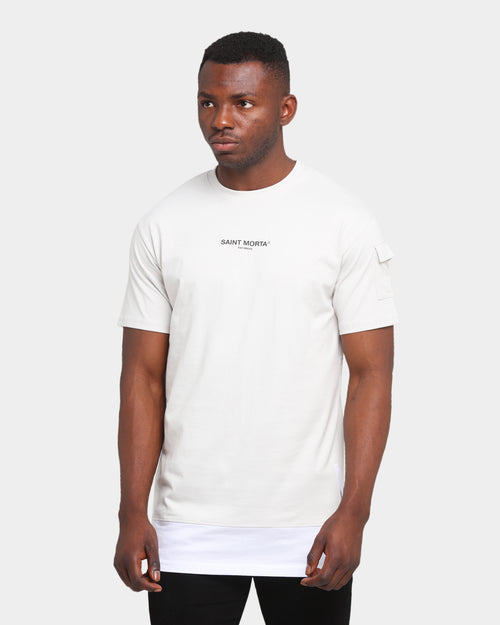 Saint Morta Off Court T-Shirt Light Grey