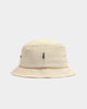 Carré Script Bucket Hat Stone