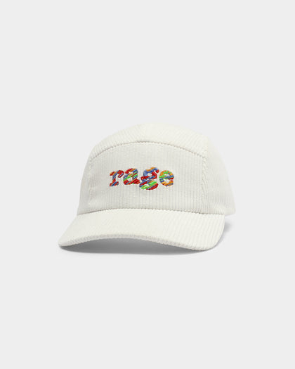 Rage Men's Rage Logo Corduroy 5 Panel Strapback White