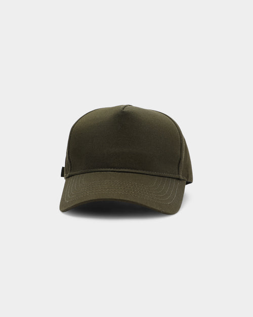 Carré Men's Script Iron Lady Strapback Army Green