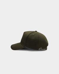 Carré Men's Script Iron Lady Strapback Army Green
