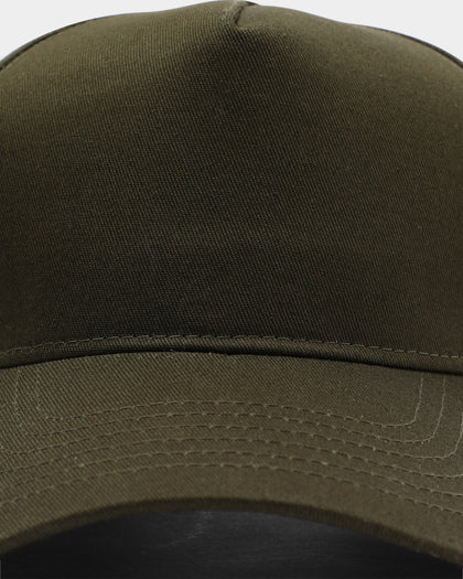 Carré Men's Script Iron Lady Strapback Army Green