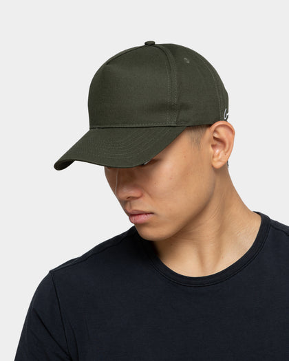 Carré Men's Script Iron Lady Strapback Army Green