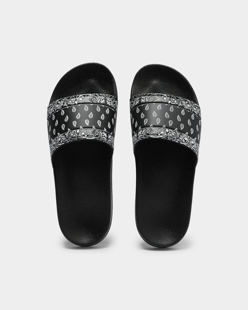 Goat Crew Bandana Slide Black/White