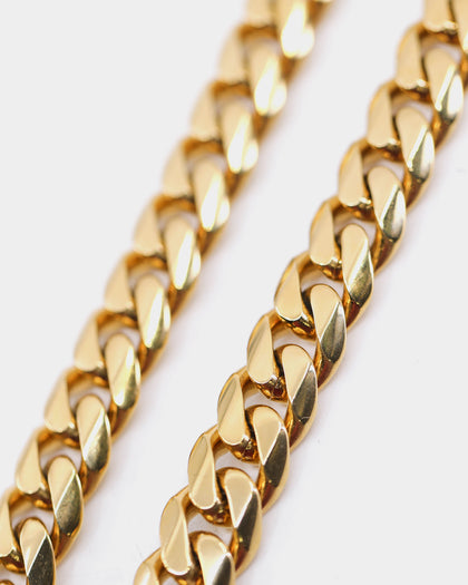 Raising Hell Women's 16" Cuban Butterfly Choker Gold