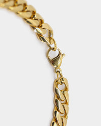 Raising Hell Women's 16" Cuban Butterfly Choker Gold