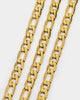 Carré 5mm Figaro 18" Chain Gold