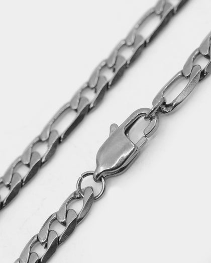 Carré 5mm Figaro 18" Chain Silver