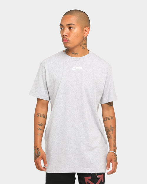 Off-White Airport Tape Short Sleeve T-Shirt Grey