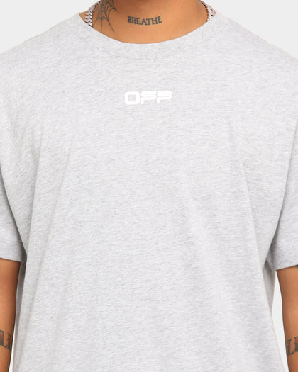 Off-White Airport Tape Short Sleeve T-Shirt Grey