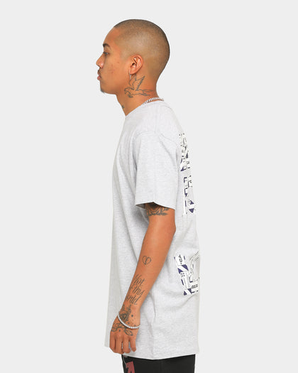 Off-White Airport Tape Short Sleeve T-Shirt Grey