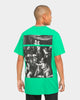 Off-White Caravaggio Square Short Sleeve T-Shirt Green