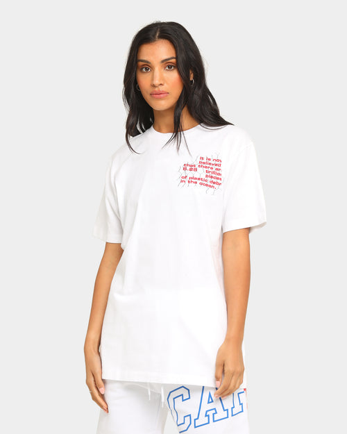 Off-White White Ocean Debris Short Sleeve T-Shirt White
