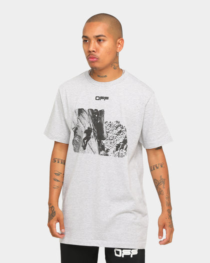 Off-White Climb Print Short Sleeve T-Shirt Grey