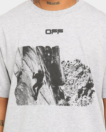 Off-White Climb Print Short Sleeve T-Shirt Grey