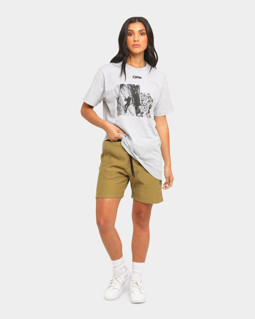 Off-White Climb Print Short Sleeve T-Shirt Grey