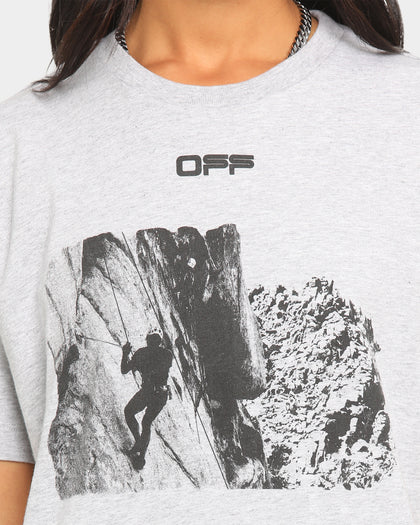 Off-White Climb Print Short Sleeve T-Shirt Grey