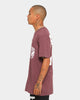 Off-White Climb Print Short Sleeve T-Shirt Maroon
