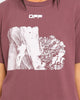Off-White Climb Print Short Sleeve T-Shirt Maroon