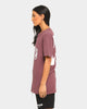 Off-White Climb Print Short Sleeve T-Shirt Maroon