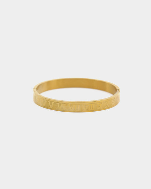 Saint Morta Numerical Bracelet Gold