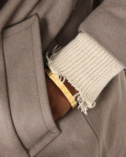 Saint Morta Numerical Bracelet Gold