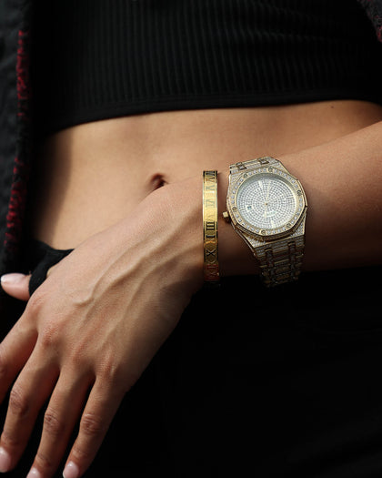 Saint Morta Numerical Bracelet Gold