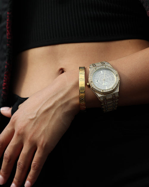 Saint Morta Numerical Bracelet Gold