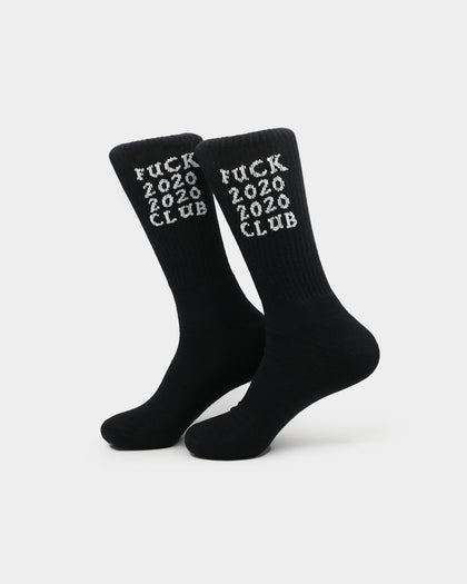 Goat Crew F*CK 2020 Socks Black