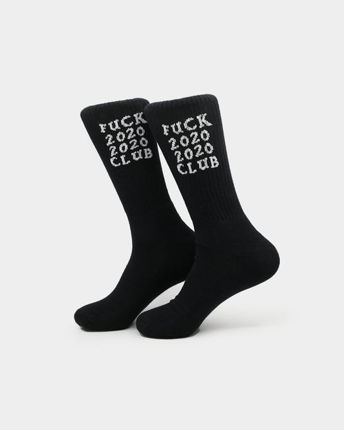 Goat Crew F*CK 2020 Socks Black