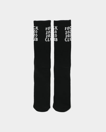 Goat Crew F*CK 2020 Socks Black