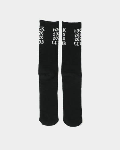 Goat Crew F*CK 2020 Socks Black