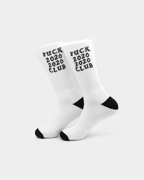 Goat Crew F*CK 2020 Socks White
