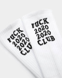 Goat Crew F*CK 2020 Socks White