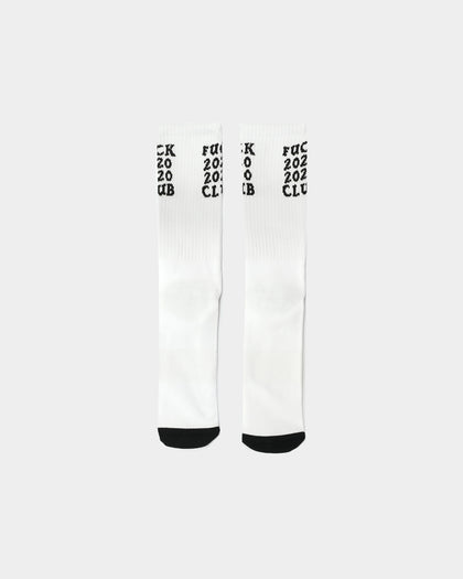 Goat Crew F*CK 2020 Socks White