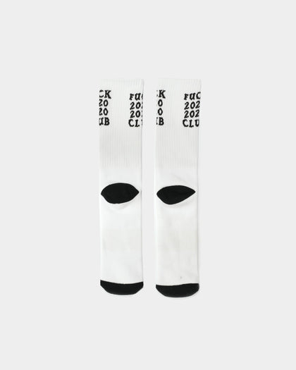 Goat Crew F*CK 2020 Socks White