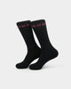 Goat Crew Barbed Wire Socks Black
