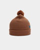 Goat Crew Butterfly Pom Beanie Tan