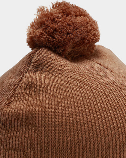Goat Crew Butterfly Pom Beanie Tan