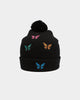 Goat Crew Butterfly Pom Beanie Black