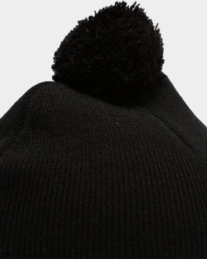 Goat Crew Butterfly Pom Beanie Black